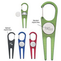 Aluminum Divot Tool With Ball Marker